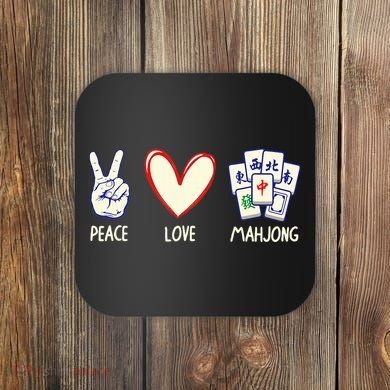 Mahjong Art Chinese Mah Jongg Game Lover Coaster