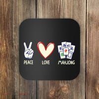 Mahjong Art Chinese Mah Jongg Game Lover Coaster thumb 0