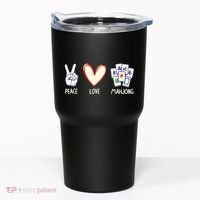 Mahjong Art Chinese Mah Jongg Game Lover Tumbler thumb 0