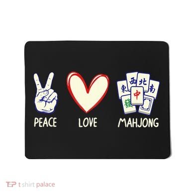 Mahjong Art Chinese Mah Jongg Game Lover Mousepad