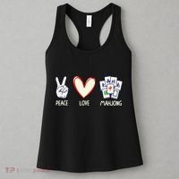 Mahjong Art Chinese Mah Jongg Game Lover Women's Tank Top thumb 3