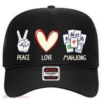 Mahjong Art Chinese Mah Jongg Game Lover Hat thumb 0