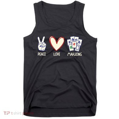 Mahjong Art Chinese Mah Jongg Game Lover Tank Top