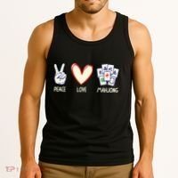 Mahjong Art Chinese Mah Jongg Game Lover Tank Top thumb 3