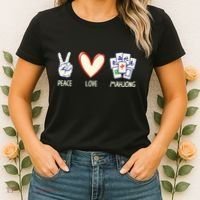 Mahjong Art Chinese Mah Jongg Game Lover Women's T-Shirt thumb 2
