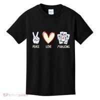 Mahjong Art Chinese Mah Jongg Game Lover Kids T-Shirt thumb 0