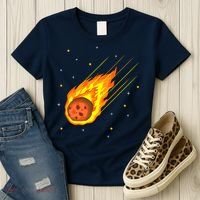 Meteorite Asteroid Comet Meteor Shower Universe Meteors Women's T-Shirt thumb 3