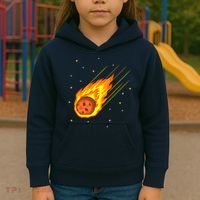 Meteorite Asteroid Comet Meteor Shower Universe Meteors Kids Hoodie thumb 3
