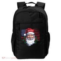 Make A Christmas Great Again Xmas Trump Maga Pajamas Santa Us Flag Backpack thumb 0
