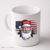 Make A Christmas Great Again Xmas Trump Maga Pajamas Santa Us Flag Coffee Mug thumb 0