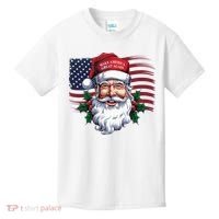 Make A Christmas Great Again Xmas Trump Maga Pajamas Santa Us Flag Kids T-Shirt thumb 0