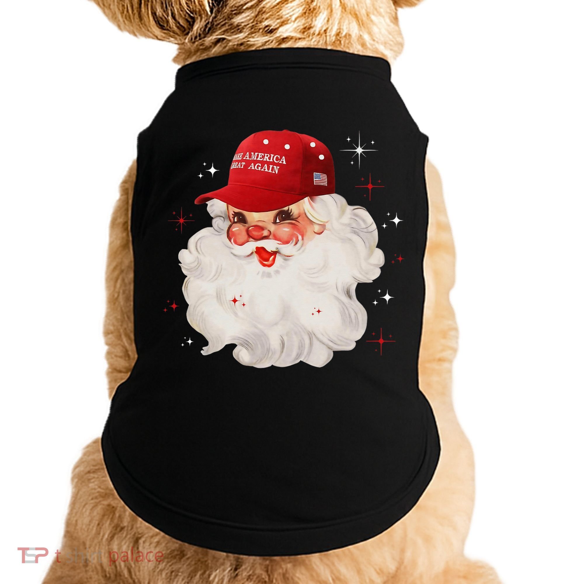 Make A Christmas Great Again Xmas Trump Maga Pajamas Santa Doggie Tank
