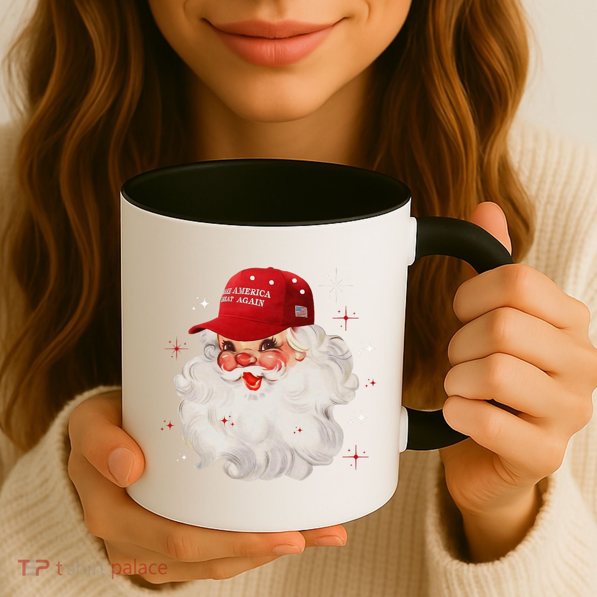 Make A Christmas Great Again Xmas Trump Maga Pajamas Santa Coffee Mug