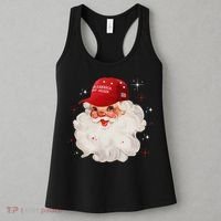 Make A Christmas Great Again Xmas Trump Maga Pajamas Santa Women's Tank Top thumb 3