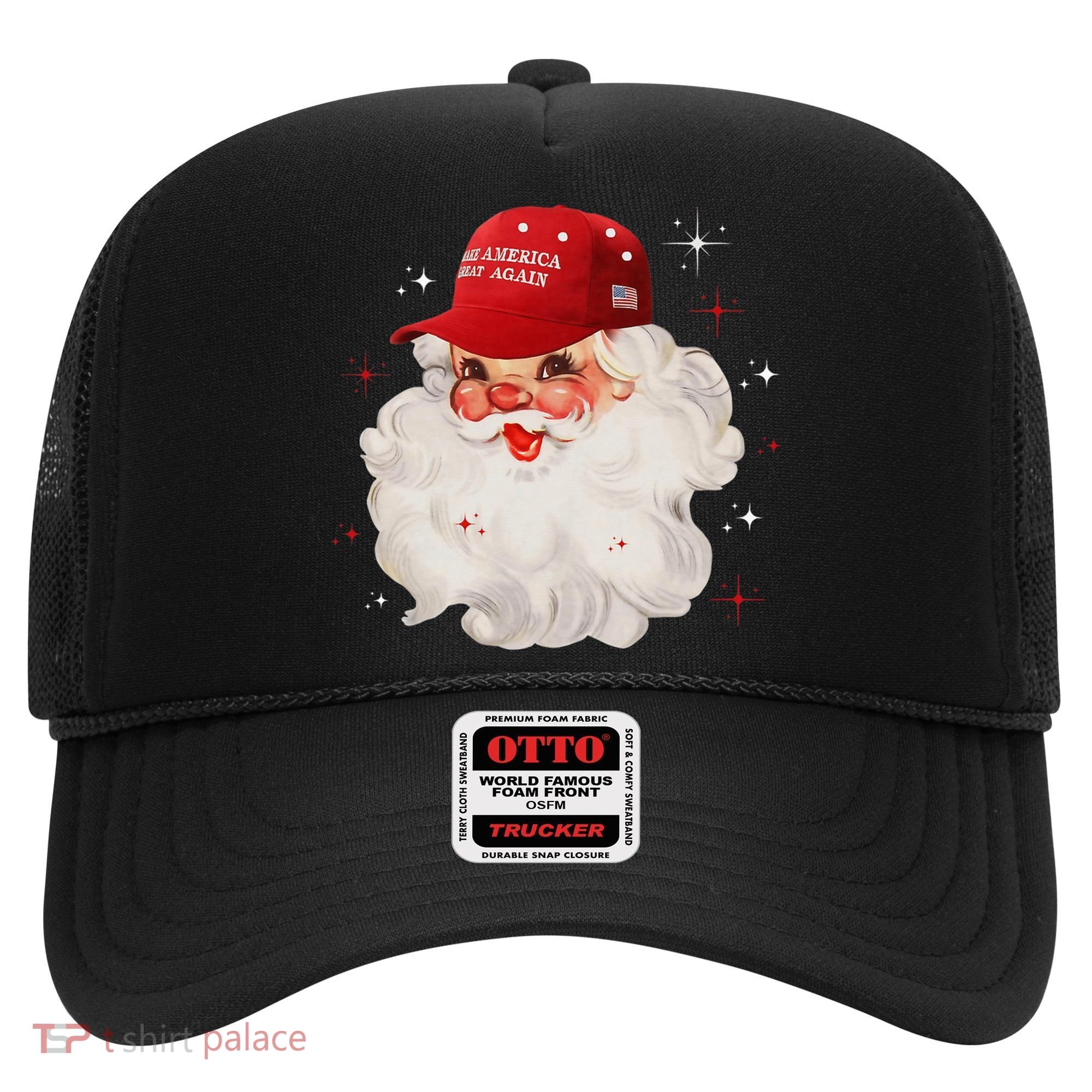 Make A Christmas Great Again Xmas Trump Maga Pajamas Santa Hat