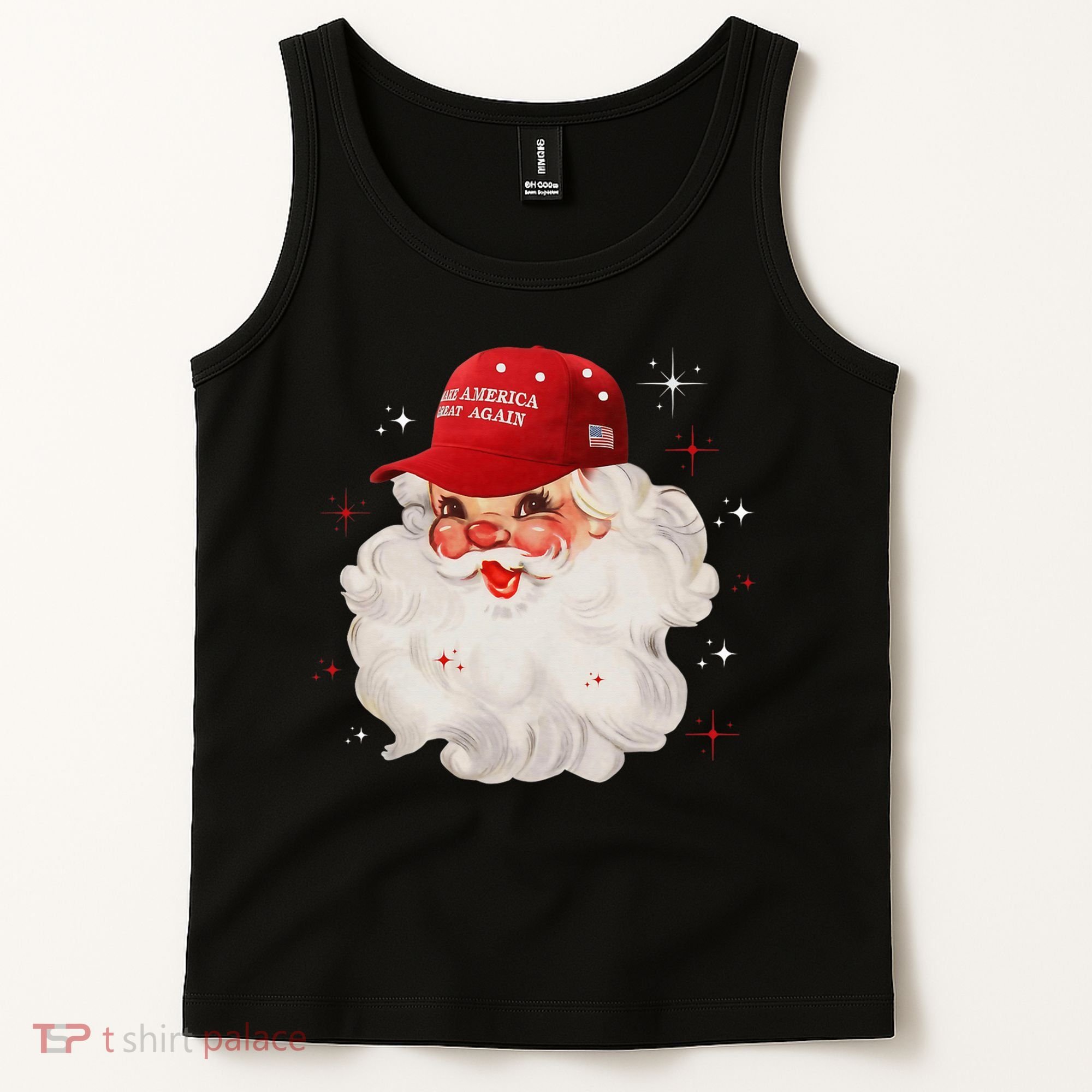 Make A Christmas Great Again Xmas Trump Maga Pajamas Santa Tank Top