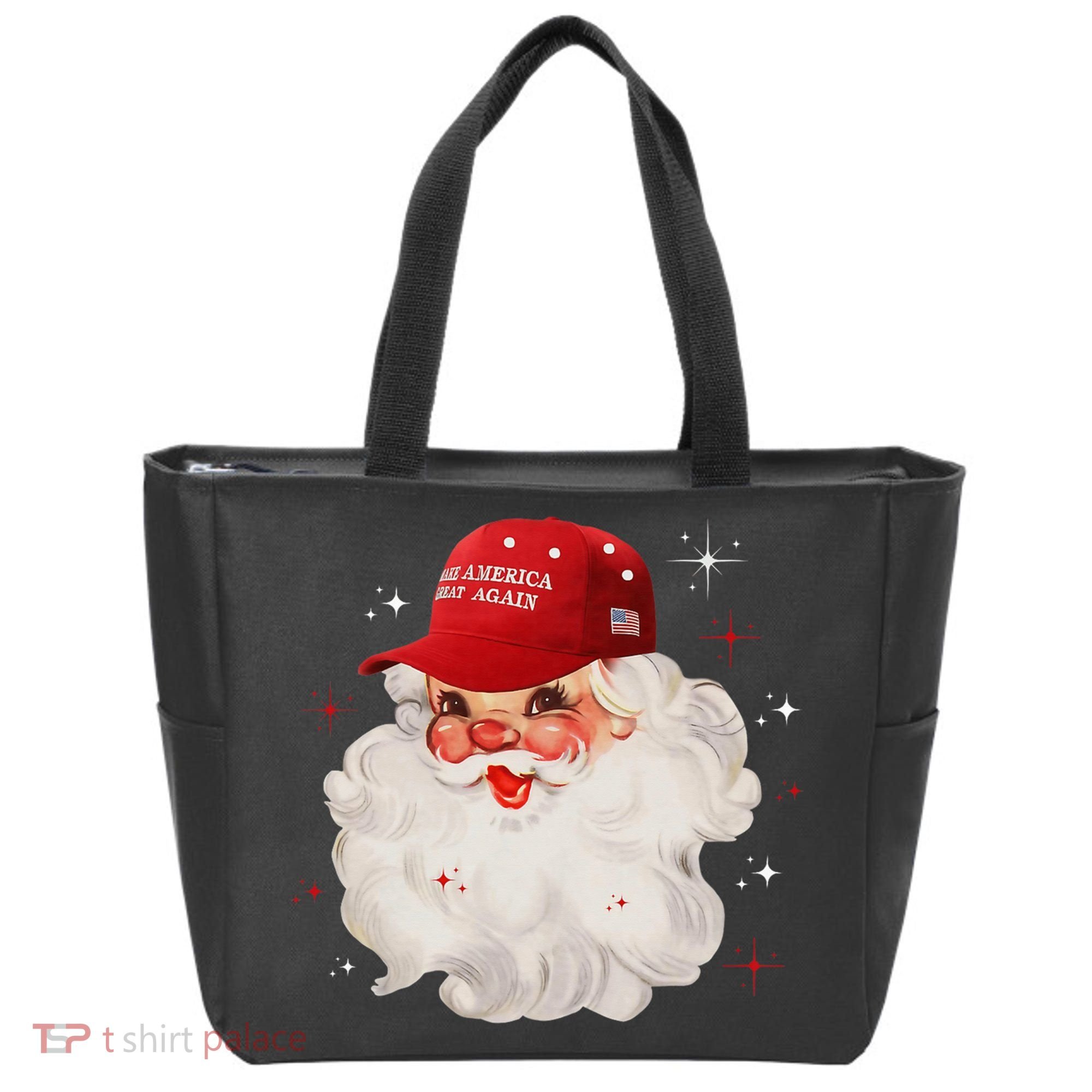 Make A Christmas Great Again Xmas Trump Maga Pajamas Santa Tote Bag