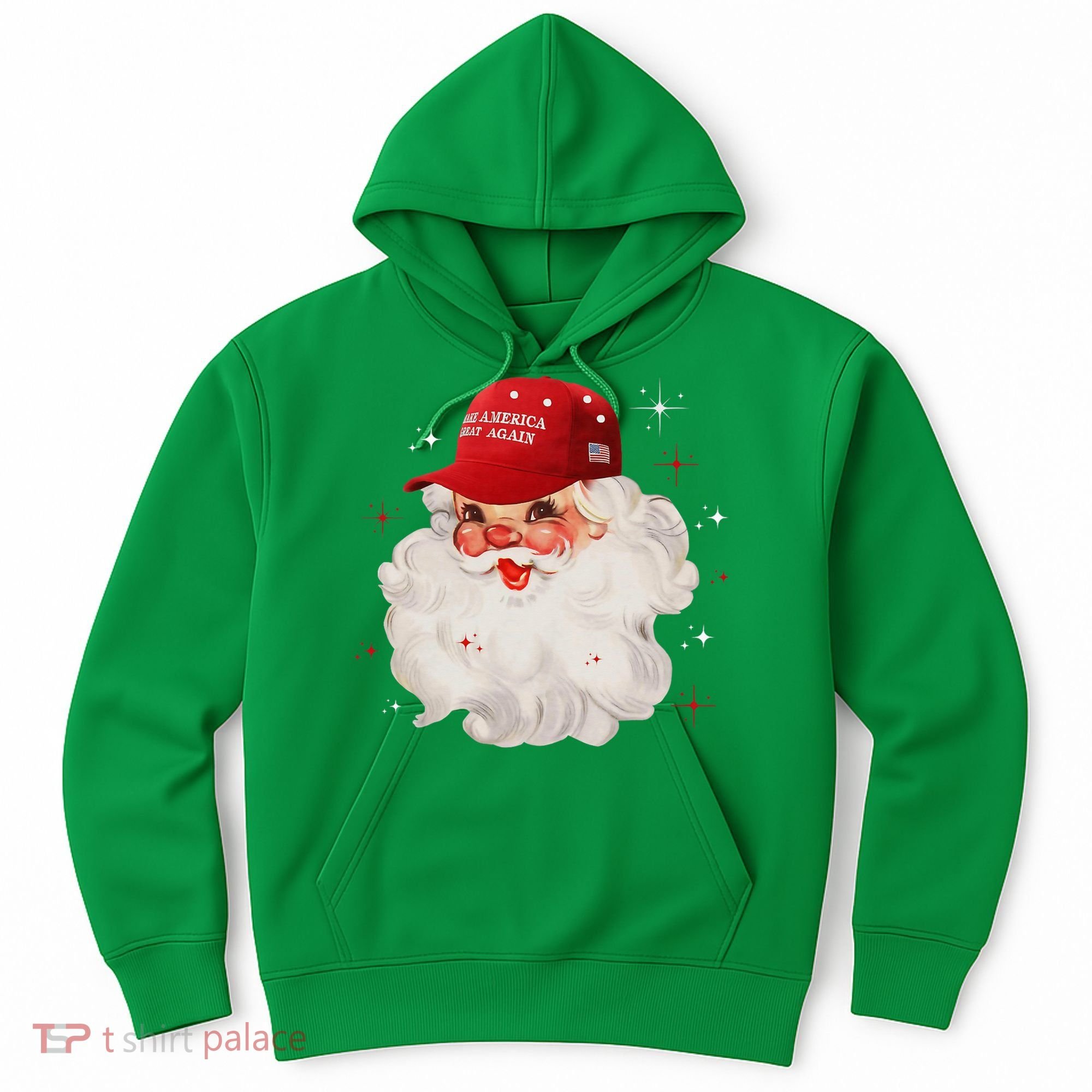 Make A Christmas Great Again Xmas Trump Maga Pajamas Santa Hoodie