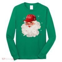 Make A Christmas Great Again Xmas Trump Maga Pajamas Santa Long Sleeve Shirt thumb 0