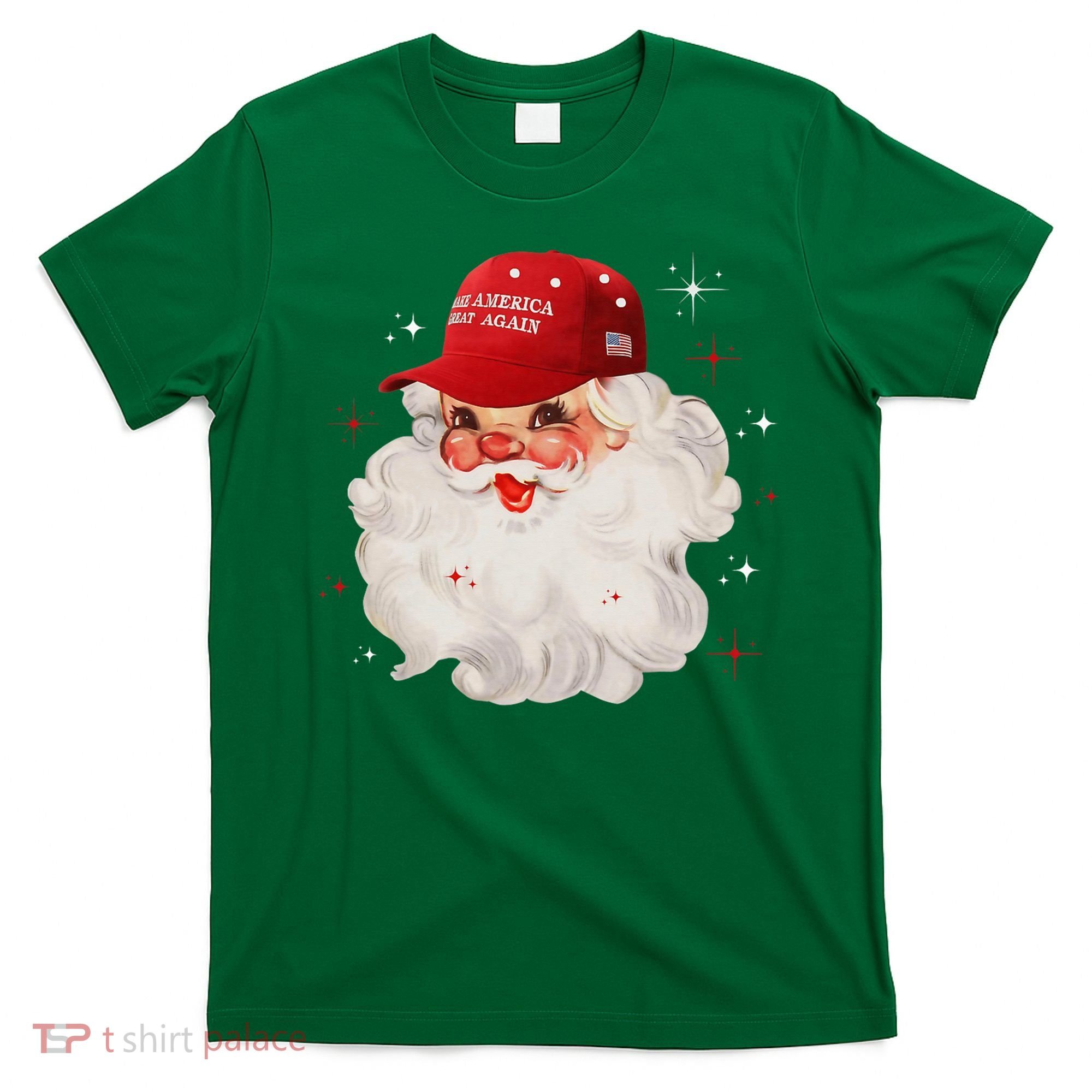 Make A Christmas Great Again Xmas Trump Maga Pajamas Santa T-Shirt