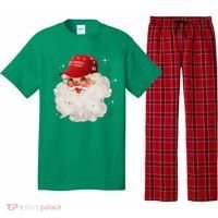 Make A Christmas Great Again Xmas Trump Maga Pajamas Santa Pajama Set thumb 0