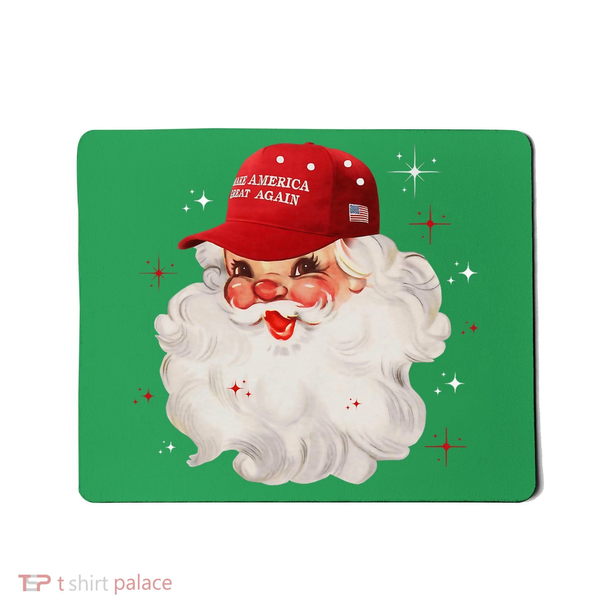 Make A Christmas Great Again Xmas Trump Maga Pajamas Santa Mousepad