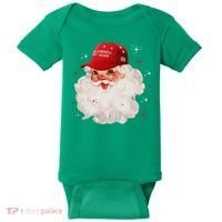 Make A Christmas Great Again Xmas Trump Maga Pajamas Santa Baby Bodysuit thumb 0