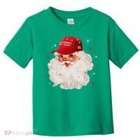 Make A Christmas Great Again Xmas Trump Maga Pajamas Santa Toddler T-Shirt thumb 0