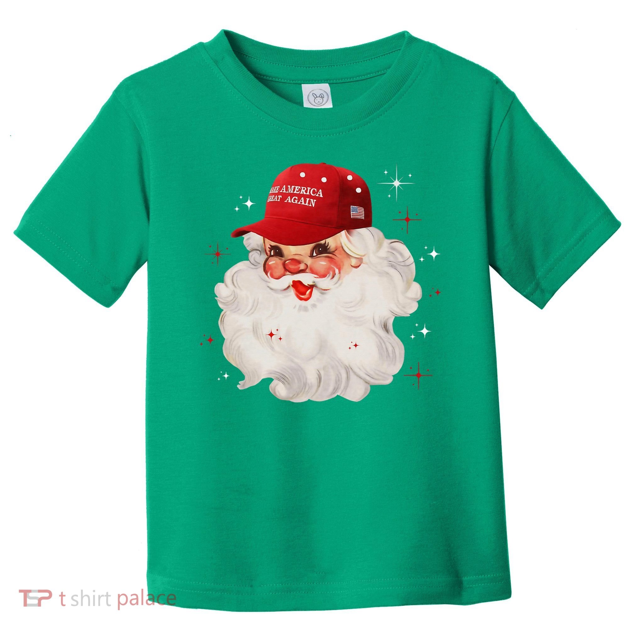 Make A Christmas Great Again Xmas Trump Maga Pajamas Santa Toddler T-Shirt