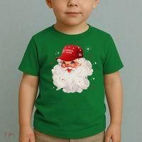 Make A Christmas Great Again Xmas Trump Maga Pajamas Santa Toddler T-Shirt thumb 2