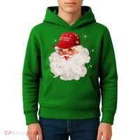 Make A Christmas Great Again Xmas Trump Maga Pajamas Santa Kids Hoodie thumb 4