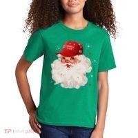 Make A Christmas Great Again Xmas Trump Maga Pajamas Santa Kids T-Shirt thumb 2