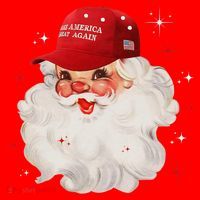 Make A Christmas Great Again Xmas Trump Maga Pajamas Santa Santa Hat thumb 1