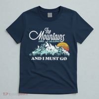 Mountains Are Calling & I Must Go Retro Vintage T-Shirt thumb 5