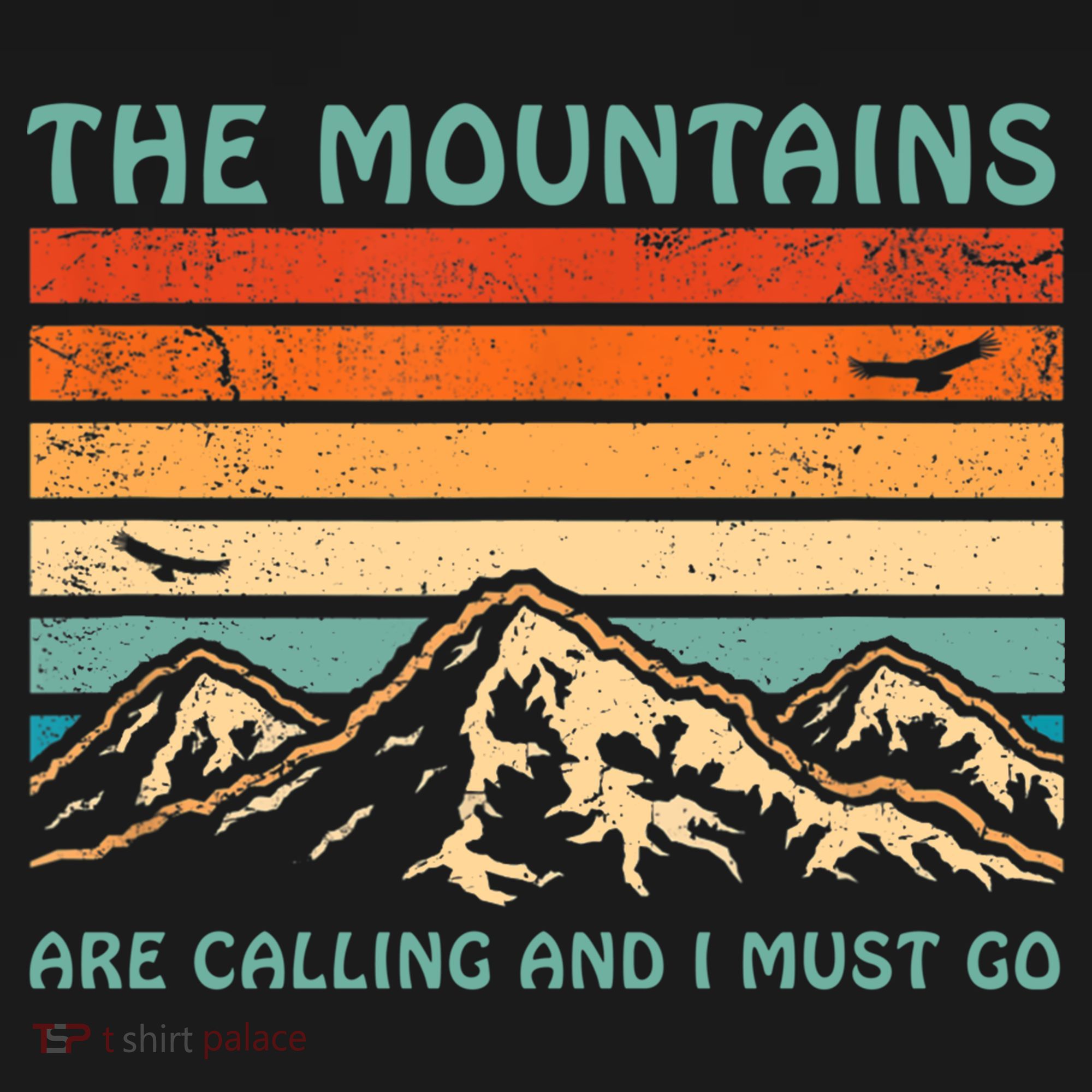 Mountains Are Calling And I Must Go Retro Funny Travelling Funny Gift Polo