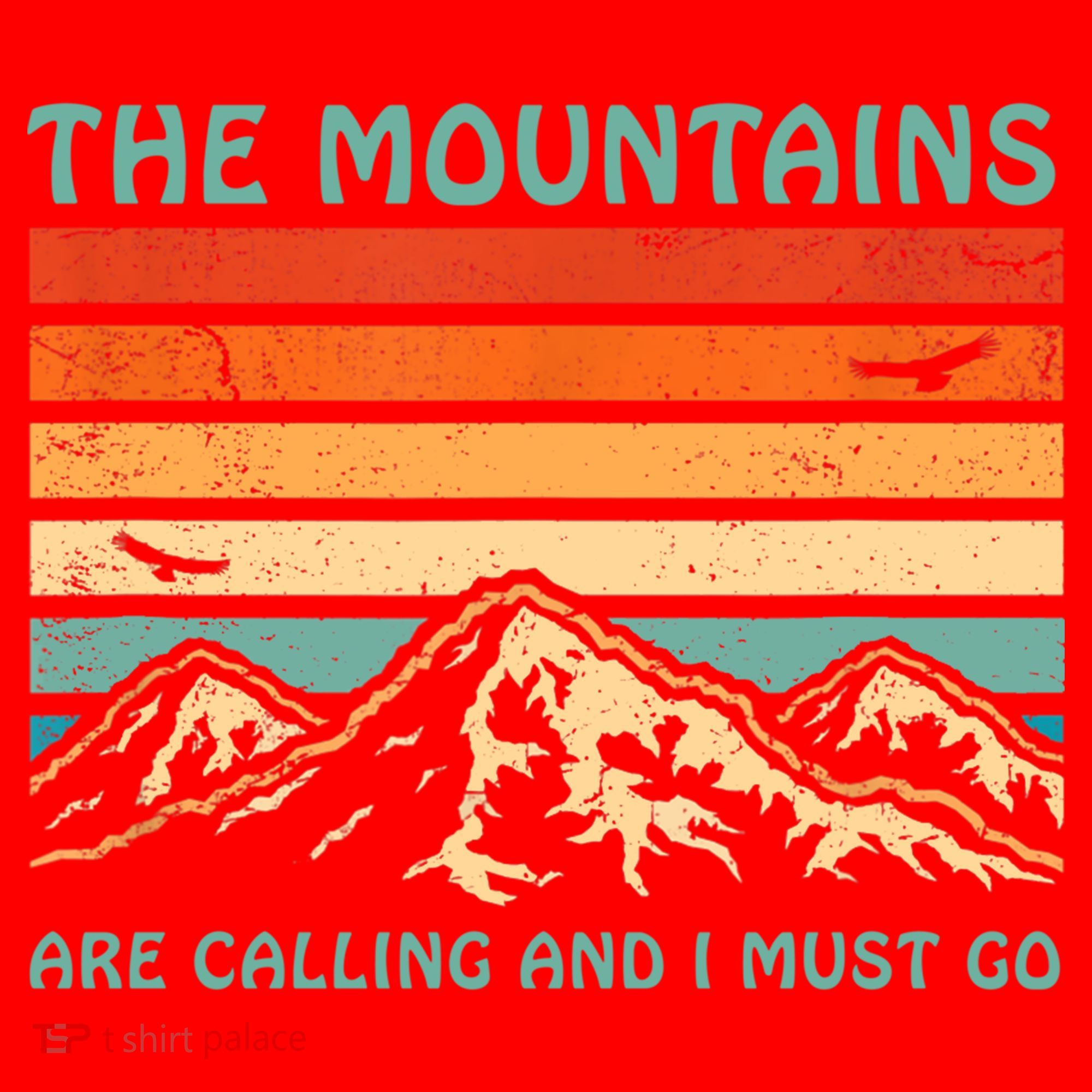 Mountains Are Calling And I Must Go Retro Funny Travelling Funny Gift Santa Hat