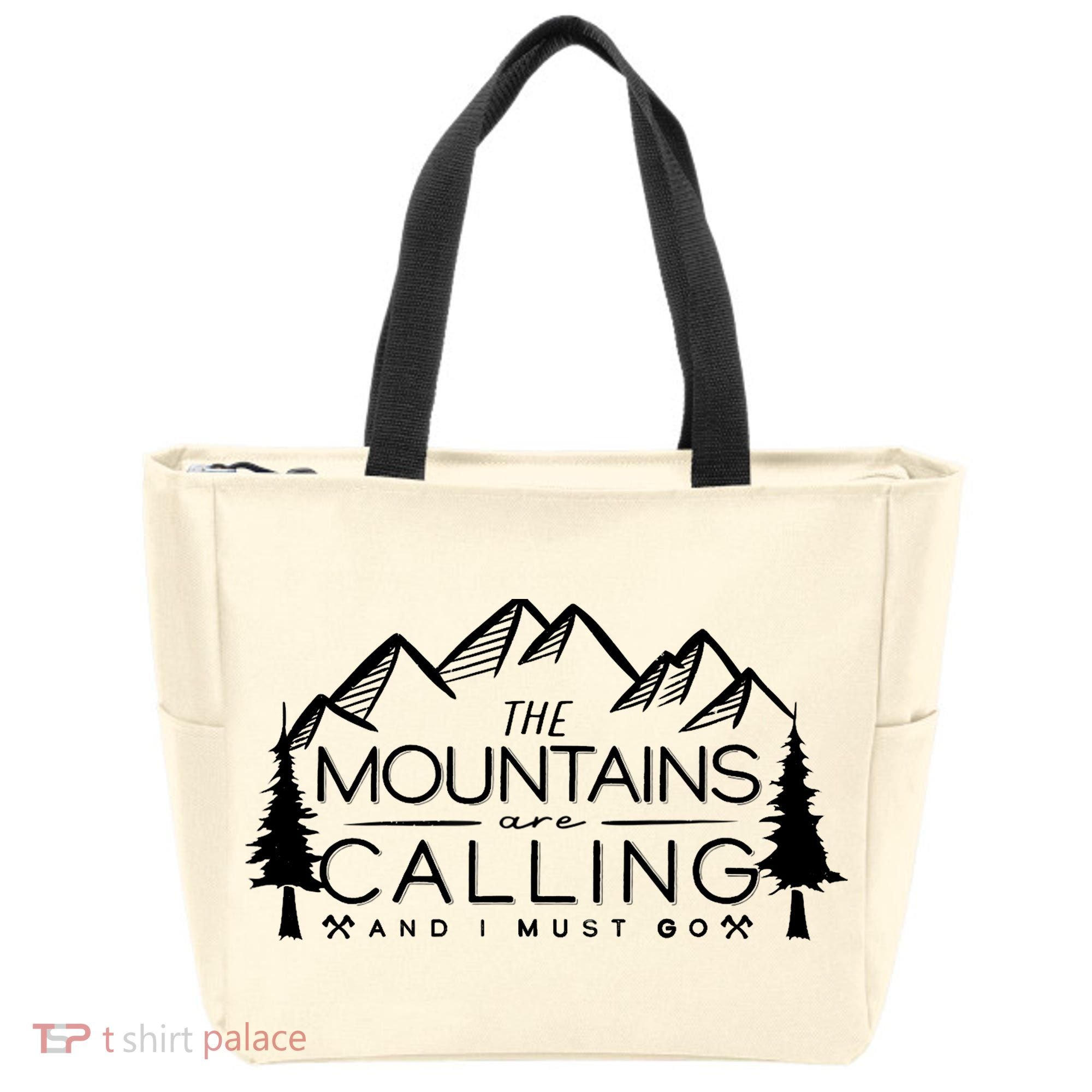 Mountains Are Calling And I Must Go Nature Lover Tote Bag