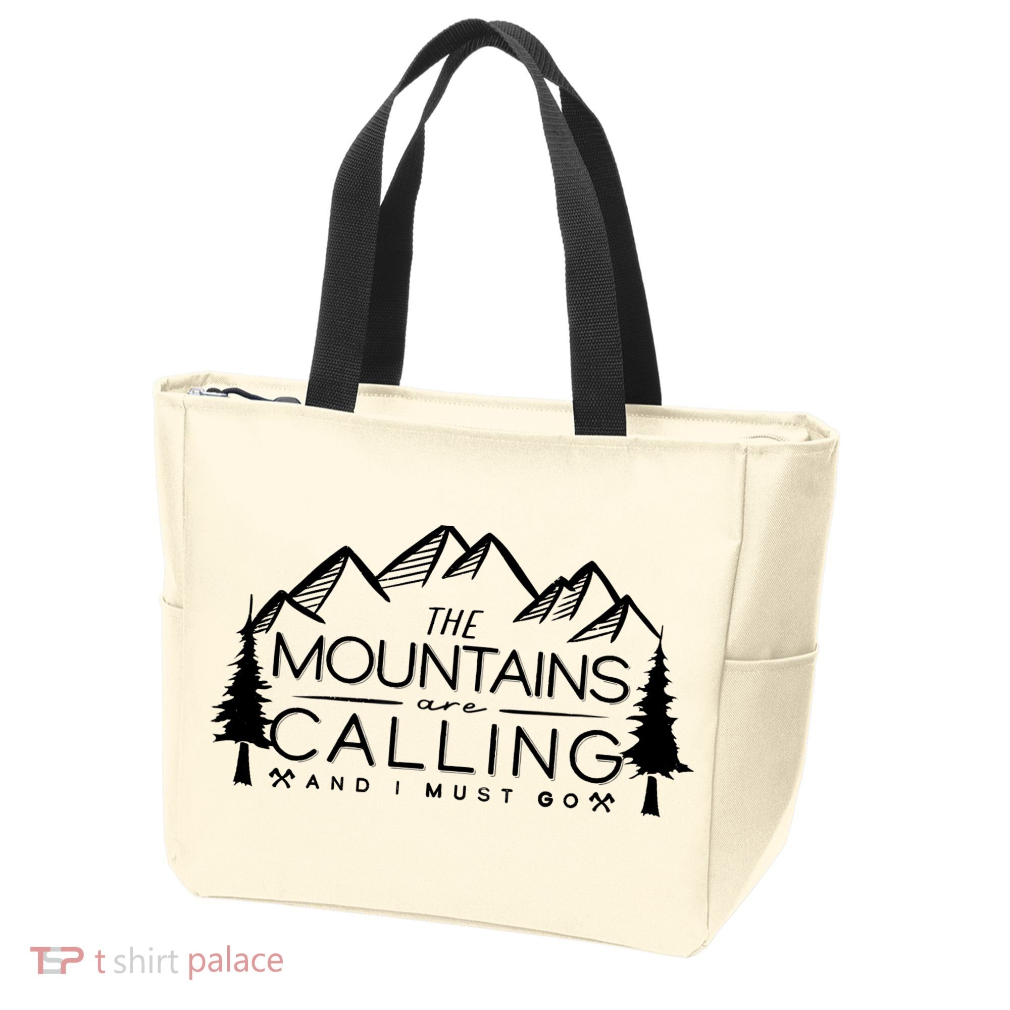 Mountains Are Calling And I Must Go Nature Lover Tote Bag
