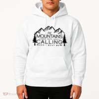 Mountains Are Calling And I Must Go Nature Lover Hoodie thumb 2