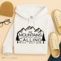 Mountains Are Calling And I Must Go Nature Lover Hoodie thumb 4