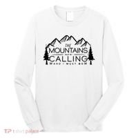 Mountains Are Calling And I Must Go Nature Lover Long Sleeve Shirt thumb 0