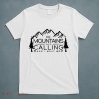Mountains Are Calling And I Must Go Nature Lover T-Shirt thumb 5