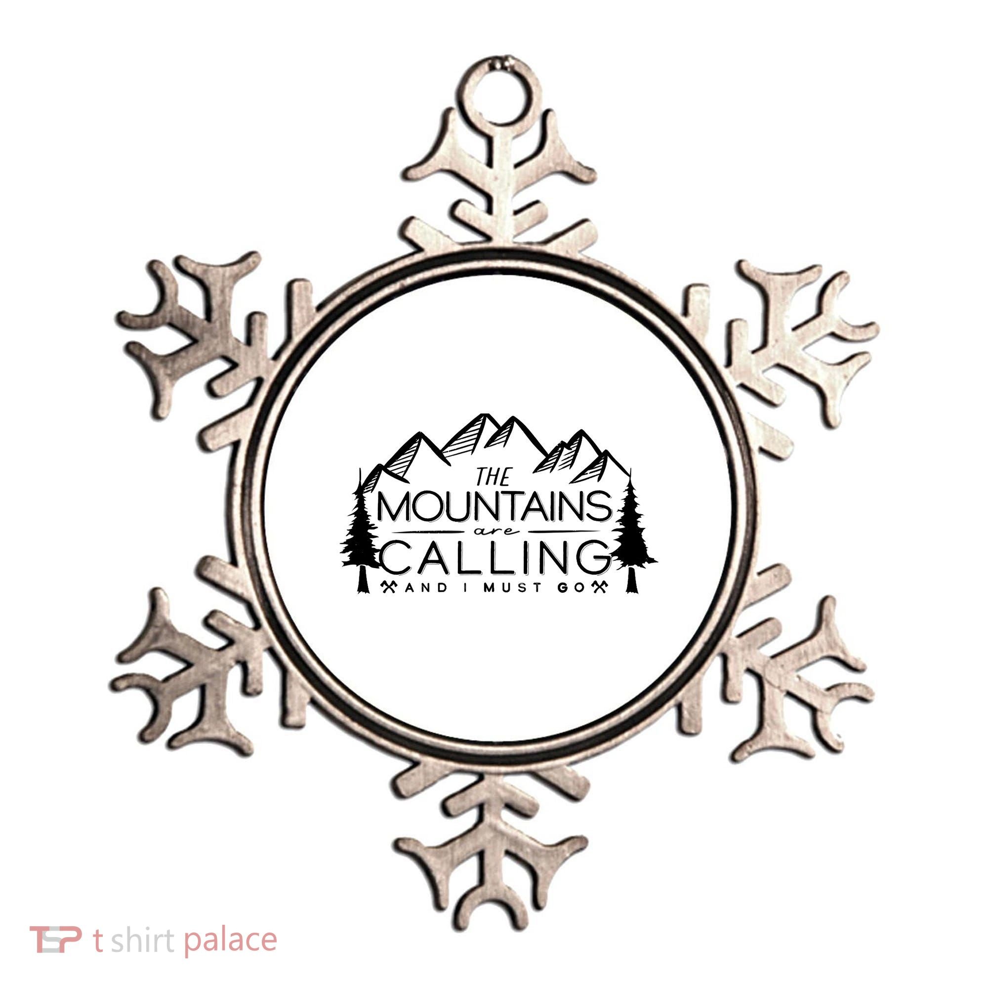 Mountains Are Calling And I Must Go Nature Lover Ornament