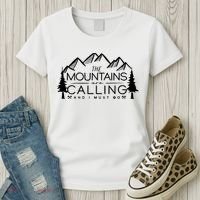 Mountains Are Calling And I Must Go Nature Lover Women's T-Shirt thumb 3