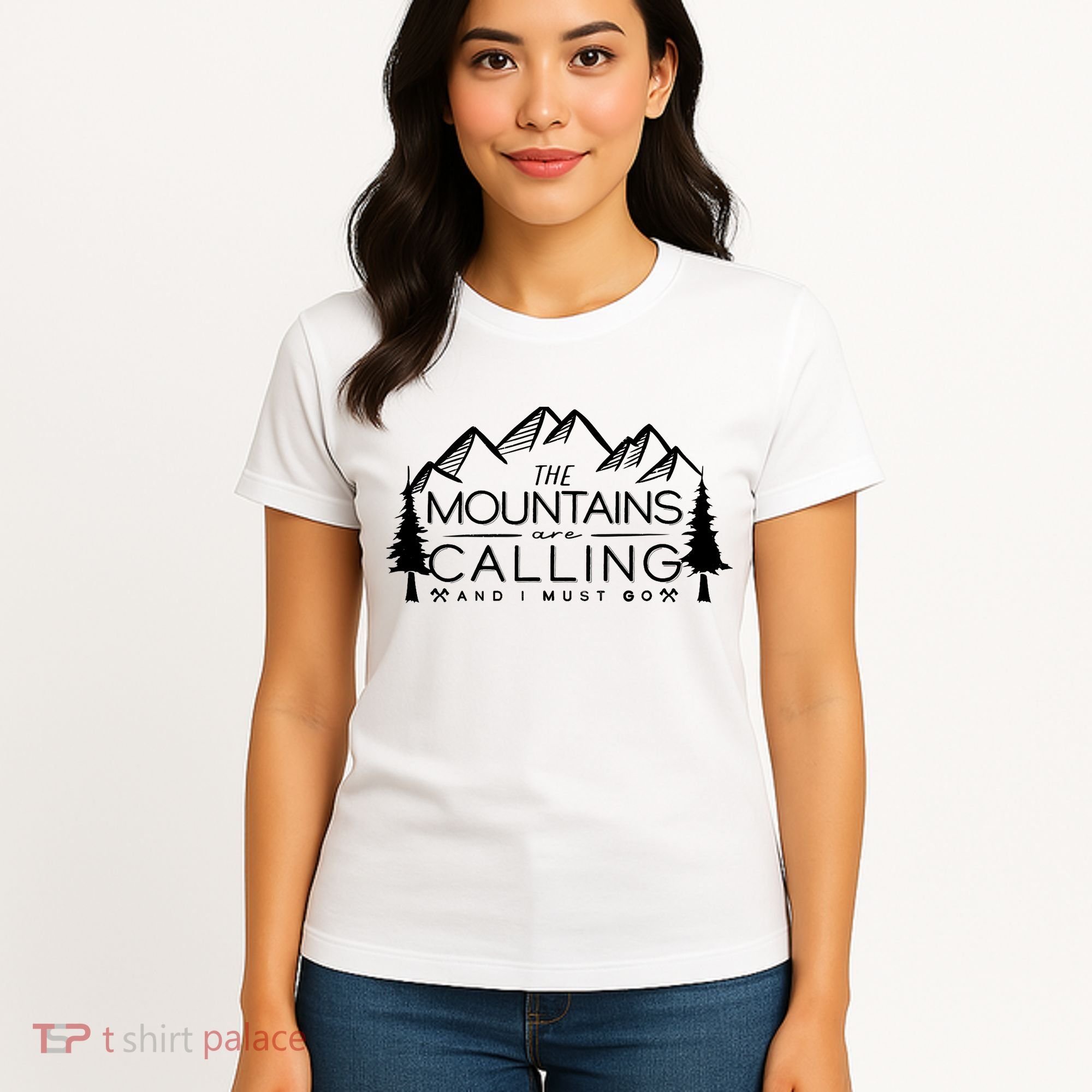 Mountains Are Calling And I Must Go Nature Lover Women's T-Shirt