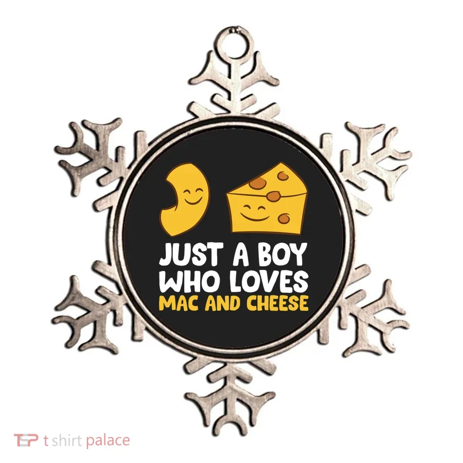 Macaroni And Cheese Just A Boy Who Loves Mac And Cheese Funny Gift Ornament