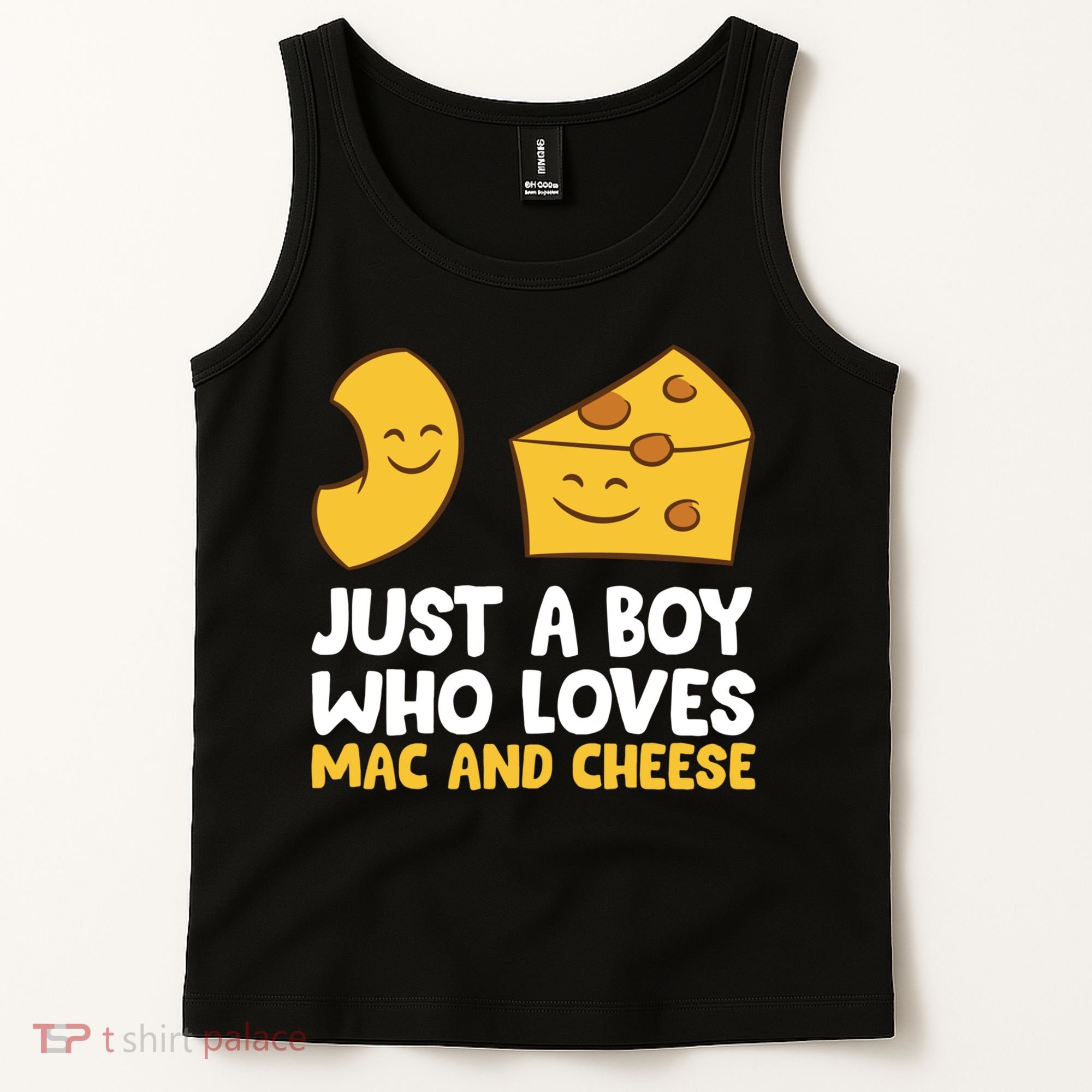 Macaroni And Cheese Just A Boy Who Loves Mac And Cheese Funny Gift Tank Top