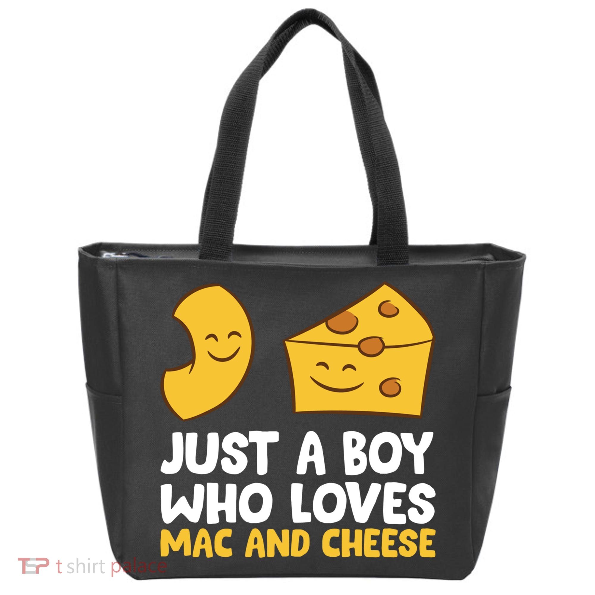 Macaroni And Cheese Just A Boy Who Loves Mac And Cheese Funny Gift Tote Bag