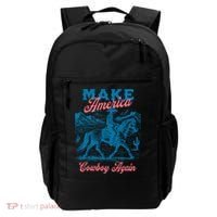 Make America Cowboy Again Western Rodeo Backpack thumb 0