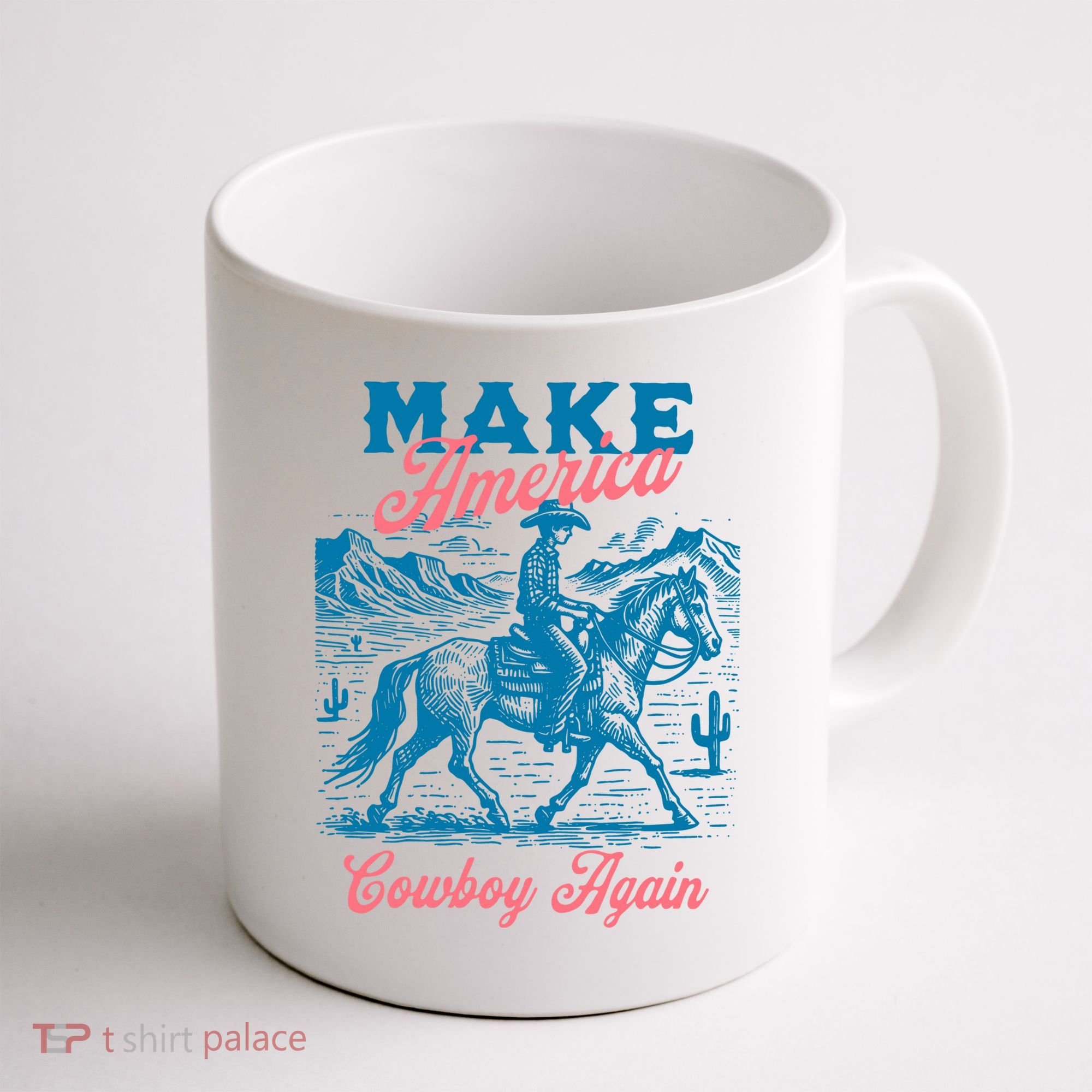 Make America Cowboy Again Western Rodeo Coffee Mug